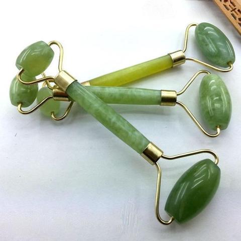 Buy Luxury Jade Roller & Gua Sha Facial Massage Set – Pink / Green / Gift Box Options | Beauty Device / Skincare Device – Best Online by Rosavie