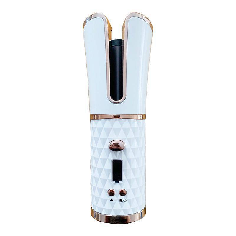 Rosavie Cordless Automatic Hair Curler – Wireless Rotating Curling Iron (USB Rechargeable)