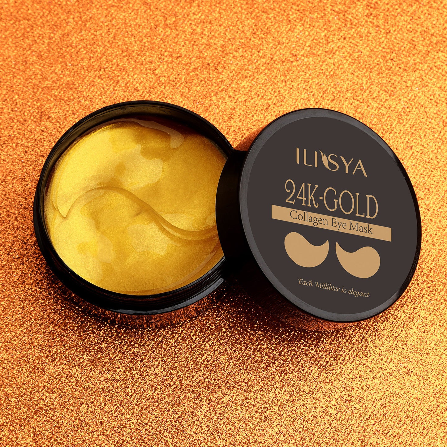 Rosavie Rosavie Liya 24K Collagen Gold Eye Mask – 60 Pairs | Dark Circles, Puffiness & Fine Lines Care Black