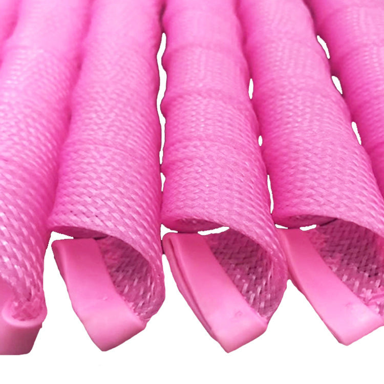 Rosavie 18-Piece Heatless Curling Rods Set – 55cm Long Hair Curlers (No-Heat Styling)
