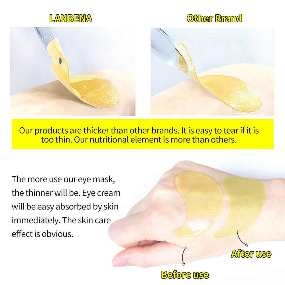 Rosavie Luxury Hydrogel Eye Patches – Dark Circles, Puffy Eyes & Wrinkle Care