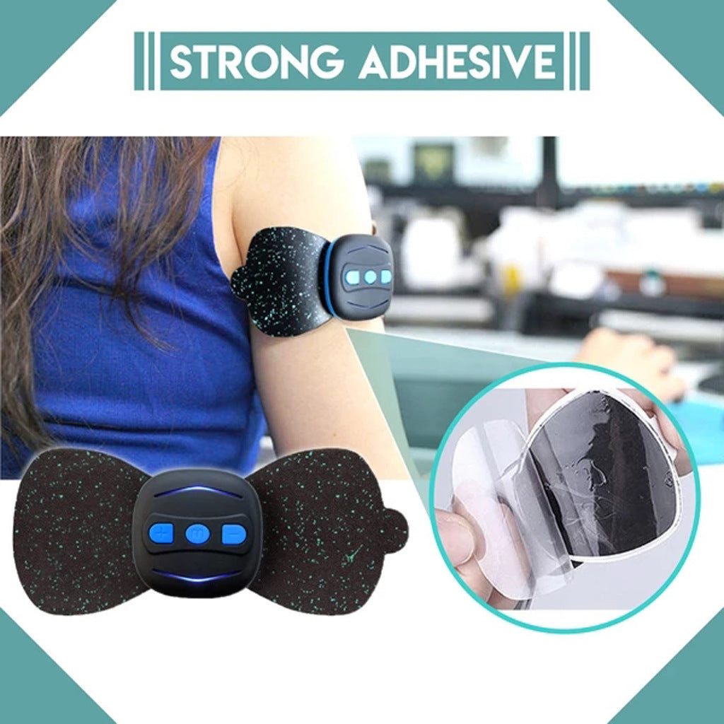 Rosavie Portable Mini Neck Massager – USB Rechargeable Cervical Pain Relief Stickers