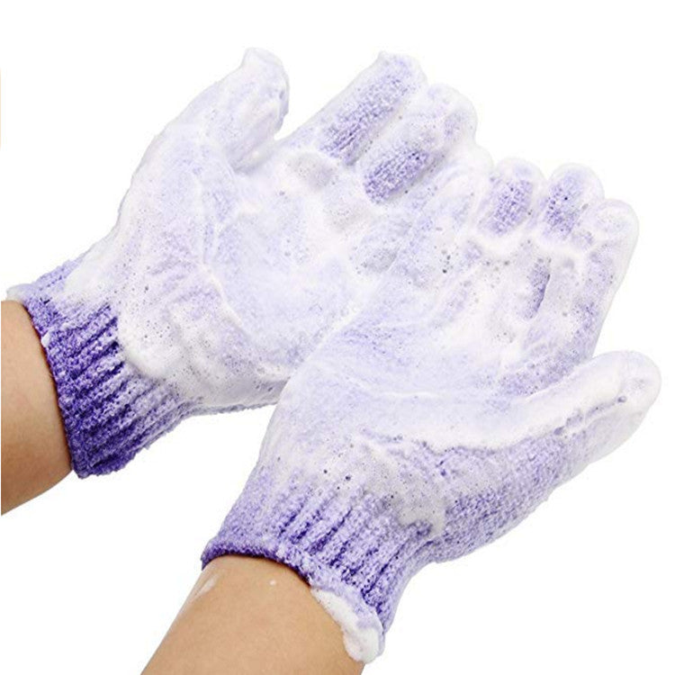 Rosavie Luxury Double-Sided Exfoliating Bath Gloves – Deep Clean & Smooth Skin