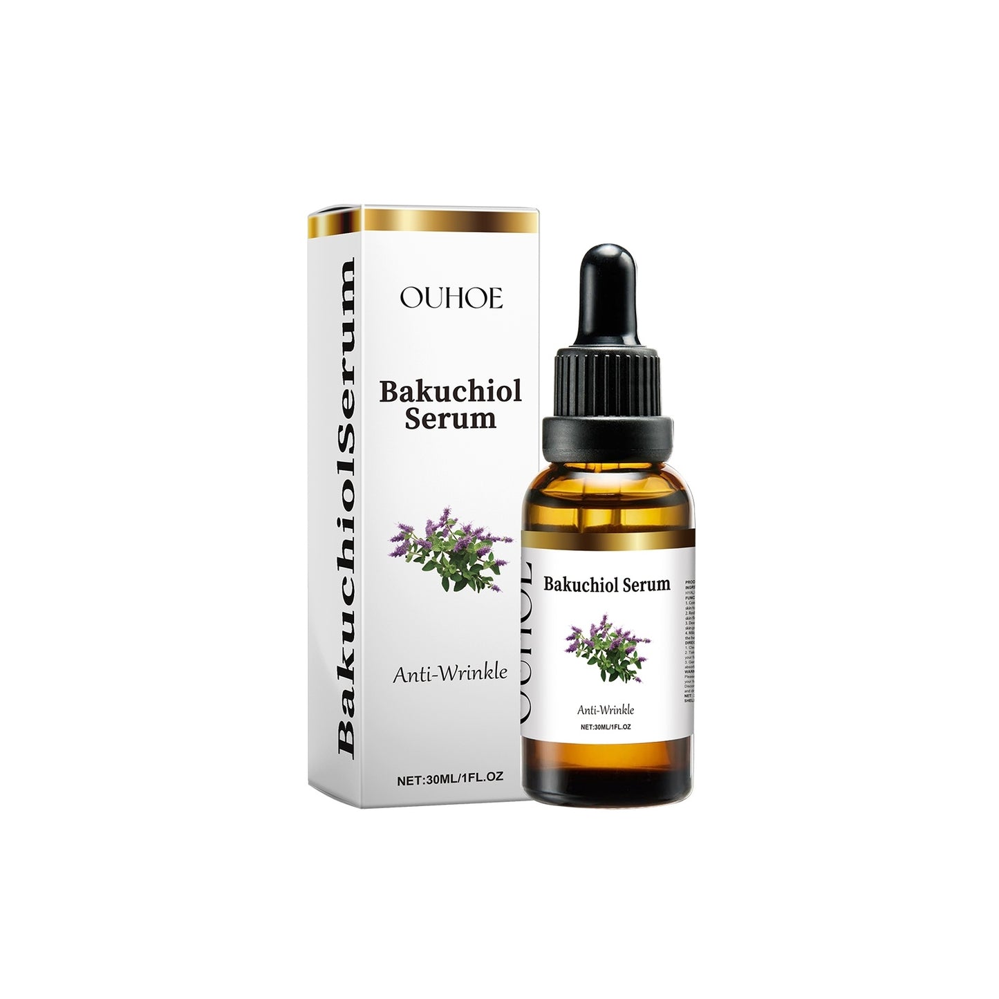 Rosavie Bakuchiol Serum – Plant-Based Retinol Alternative for Radiant, Youthful Skin 30ml 1PCS