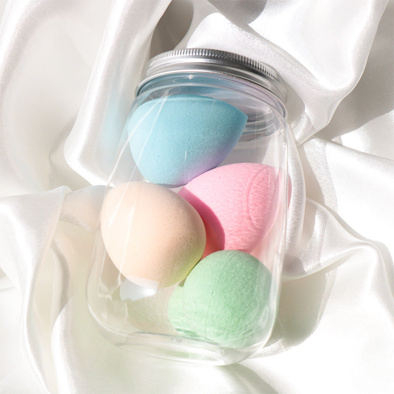Rosavie Canned Powder Puff Beauty Sponge Set – Soft Makeup Blender Egg Box Macaron