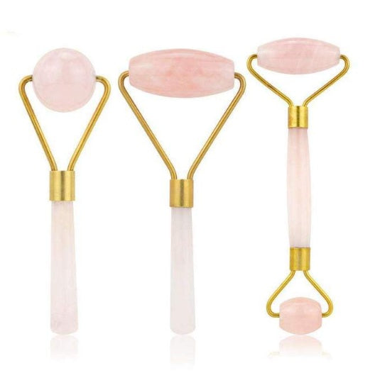 Buy Luxury Jade Roller & Gua Sha Facial Massage Set – Pink / Green / Gift Box Options | Beauty Device / Skincare Device – Best Online by Rosavie