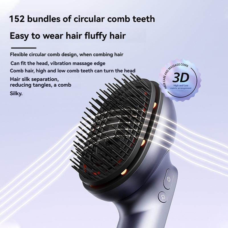 Rosavie Electric Scalp Massage Brush with Essential Hair Oil – Hair Growth & Relaxation Tool