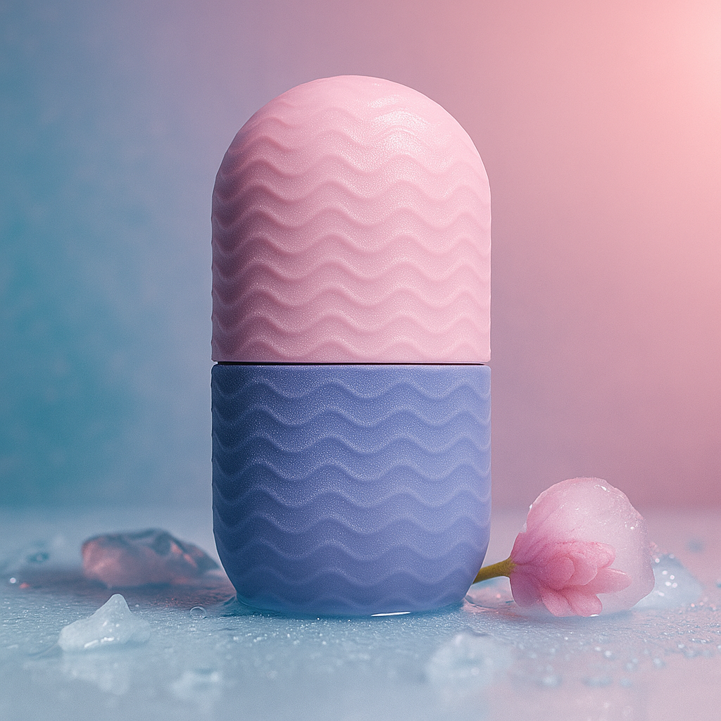 Rosavie Facial Ice Roller – Face Ice Tray for Glowing & Pore Tightening Skin