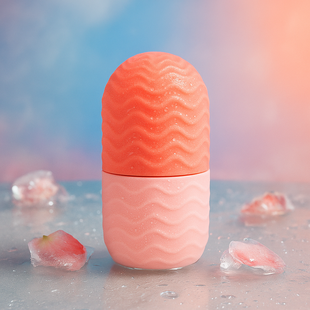 Rosavie Facial Ice Roller – Face Ice Tray for Glowing & Pore Tightening Skin