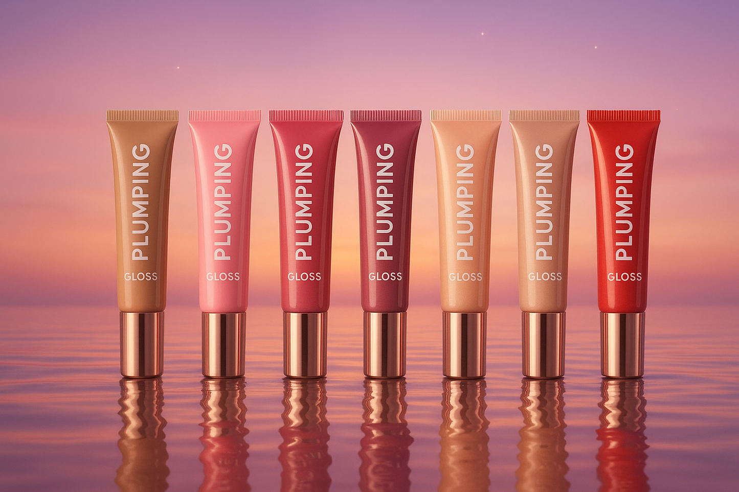 Rosavie Wet Cherry Gloss – Plumping Lip Gloss with Vitamin E | Long-Lasting Moisturizing Lip Plumper UK