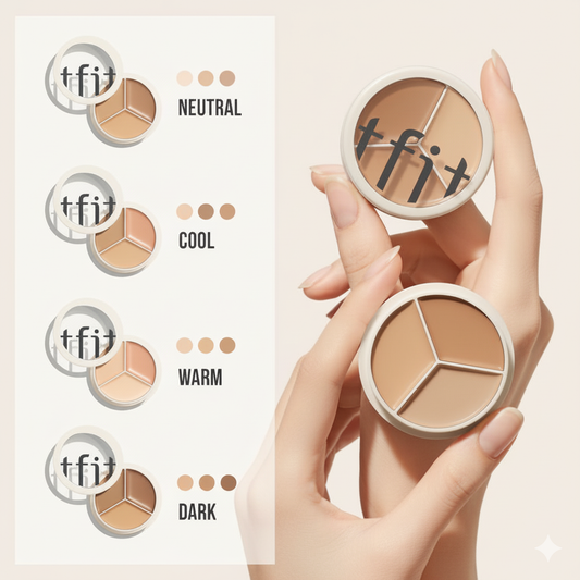 TFIT Creamy Full Coverage K-Glow Palette | All-in-One Makeup Solution