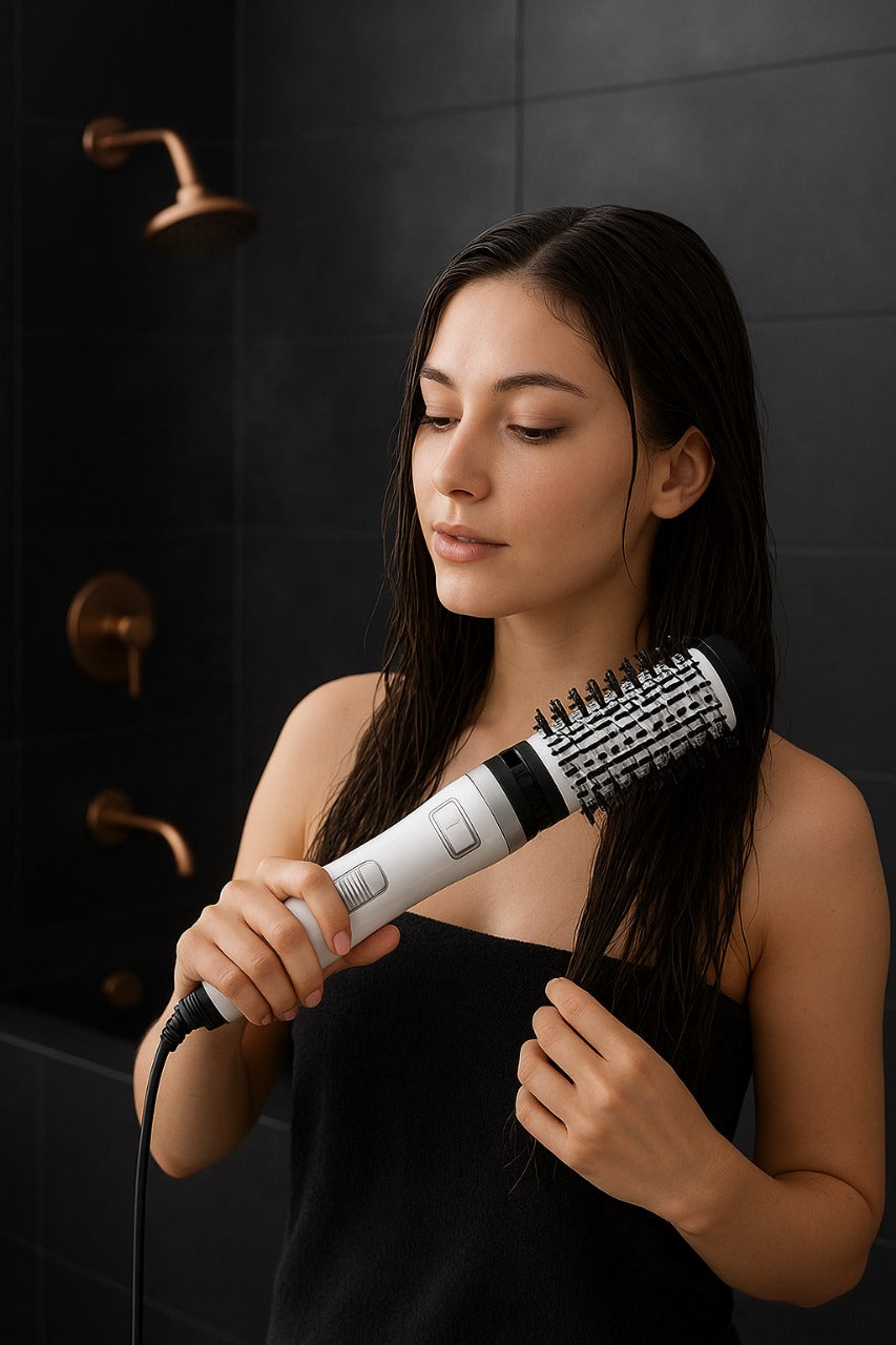 Rosavie Multifunctional 2-in-1 Hair Dryer & Hot Air Comb – Blow Dry & Style in One Step