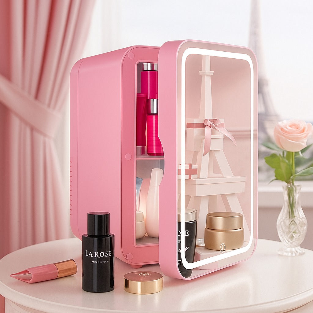 8L Skincare Beauty Fridge – Portable Mini Cosmetic Refrigerator for Makeup, Serums & Face Masks | Luxury Vanity Cooler