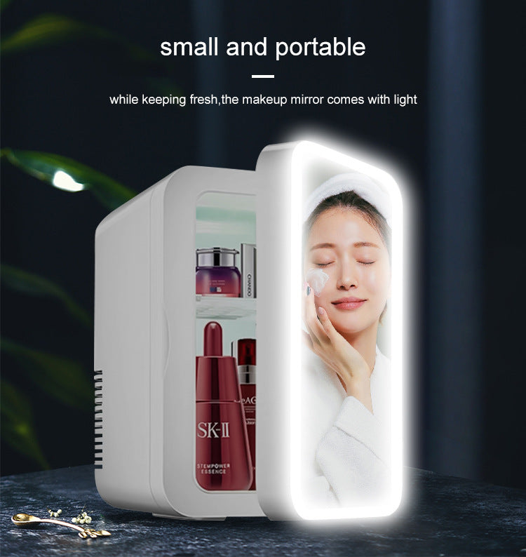 8L Skincare Beauty Fridge – Portable Mini Cosmetic Refrigerator for Makeup, Serums & Face Masks | Luxury Vanity Cooler