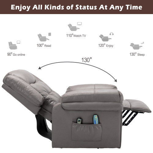 Rosavie Rosavie™ Power Lift Recliner Chair – Electric Massage & Heating Armchair for Seniors|Tech Cloth Lift Chair with Remote Control for Elderly Living Room Comfort