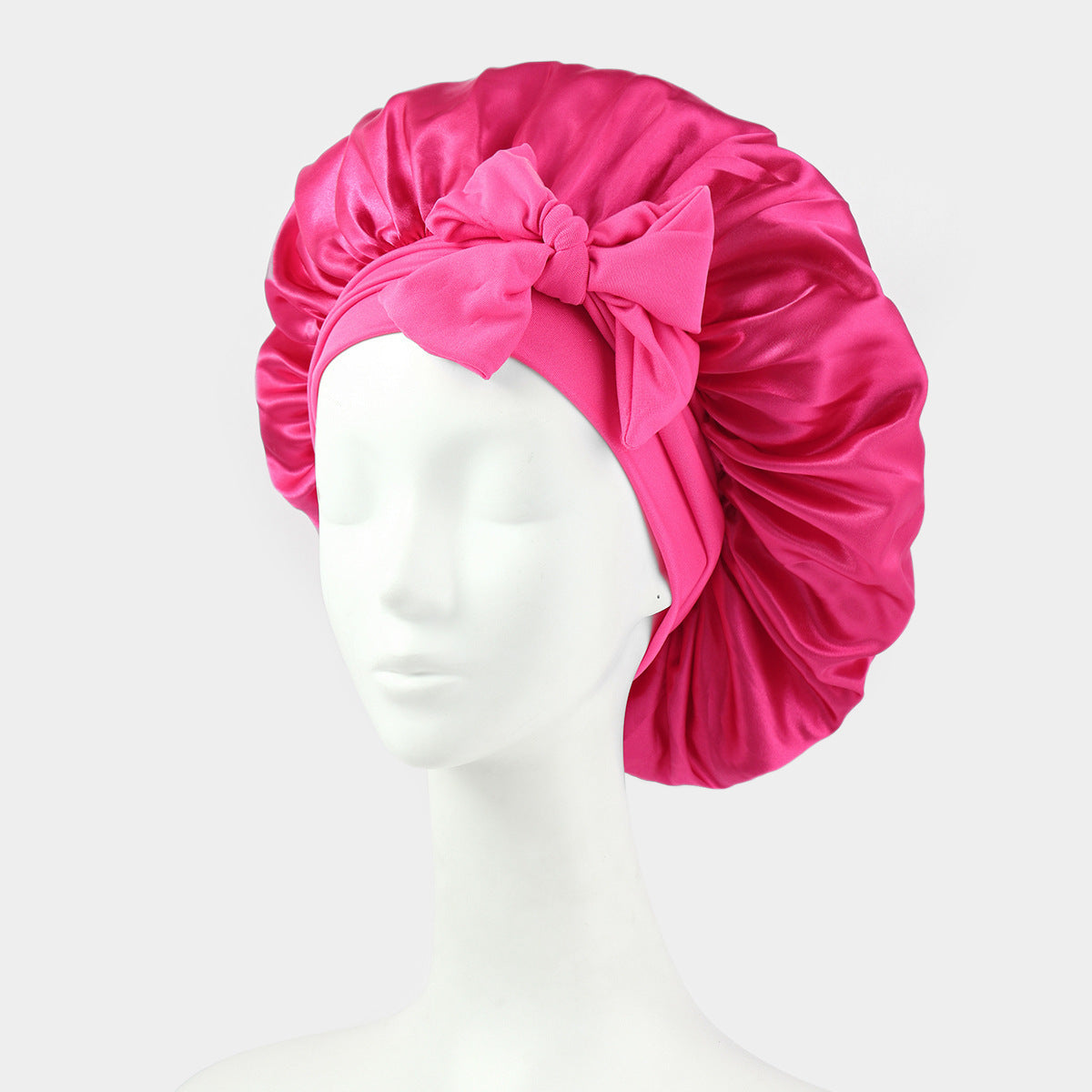 Buy Luxury Satin & Silk Bonnets with Matching Pillowcases – Hair Care & Beauty Sleep Essentials Rose red | Beauty Device / Skincare Device – Best Online by Rosavie