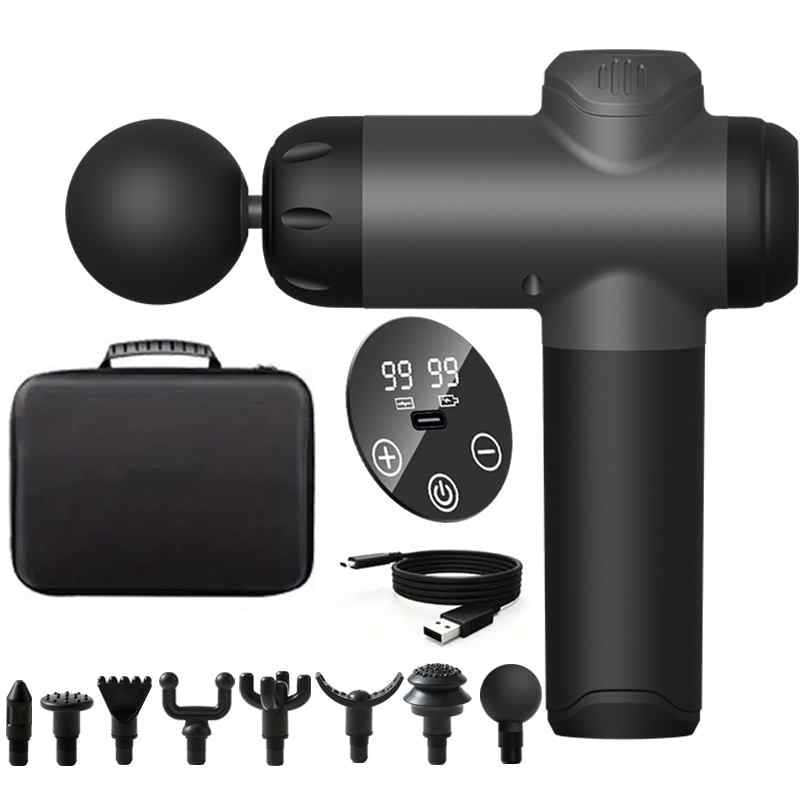 Rosavie Rosavie™ Deep Tissue Massage Gun – Relaxing Muscle Massager for Pain Relief, Percussion Therapy for Athletes & Recovery Black Storage Bag 99th Gear