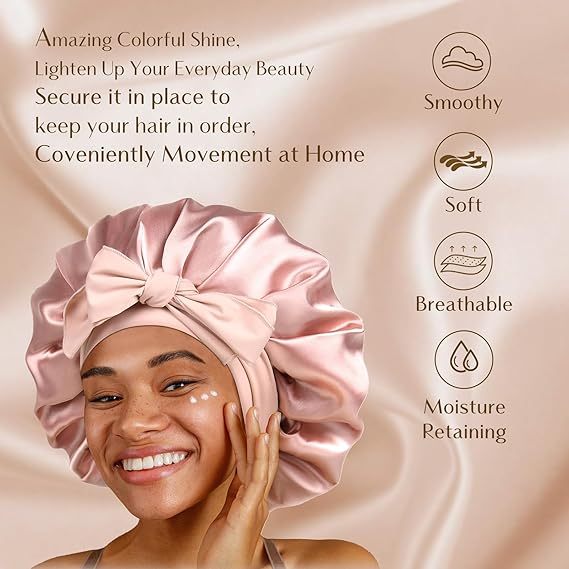Buy Luxury Satin & Silk Bonnets with Matching Pillowcases – Hair Care & Beauty Sleep Essentials | Beauty Device / Skincare Device – Best Online by Rosavie