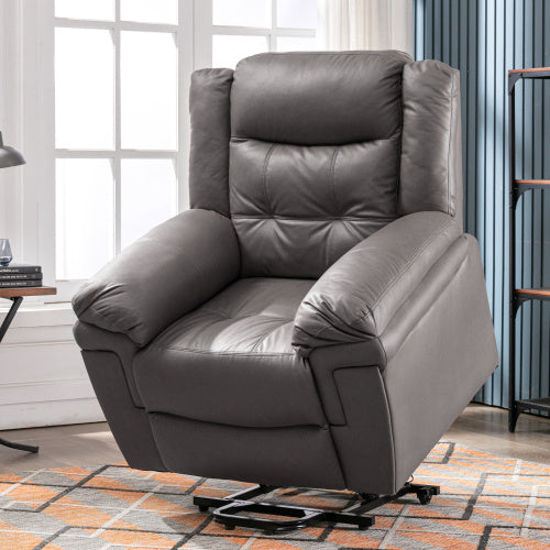 Rosavie Rosavie™ Power Lift Recliner Chair – Electric Massage & Heating Armchair for Seniors|Tech Cloth Lift Chair with Remote Control for Elderly Living Room Comfort Grey