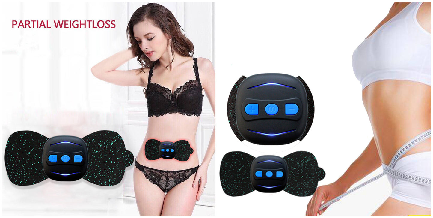 Rosavie Portable Mini Neck Massager – USB Rechargeable Cervical Pain Relief Stickers