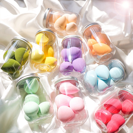 Rosavie Canned Powder Puff Beauty Sponge Set – Soft Makeup Blender Egg Box