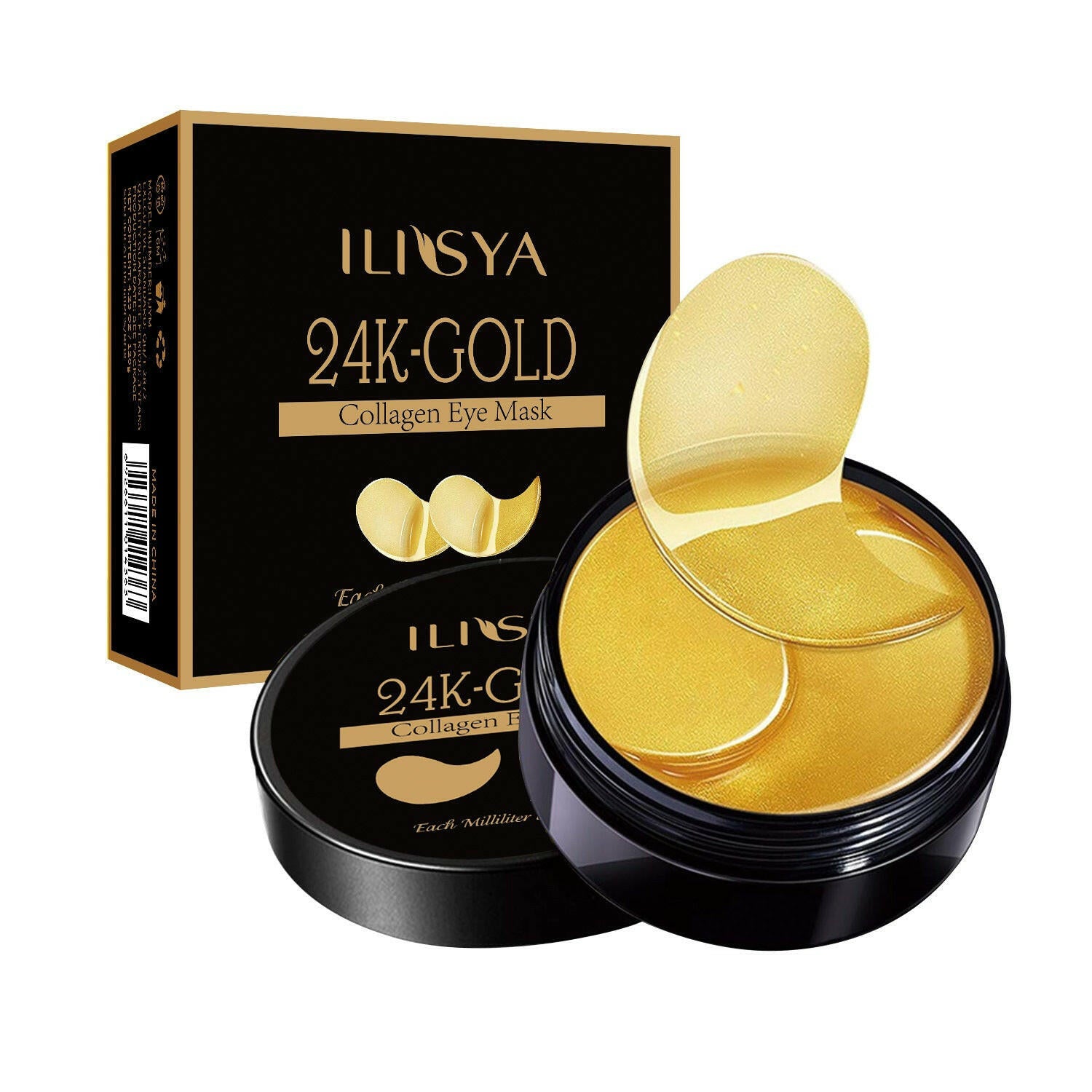 Rosavie Rosavie Liya 24K Collagen Gold Eye Mask – 60 Pairs | Dark Circles, Puffiness & Fine Lines Care