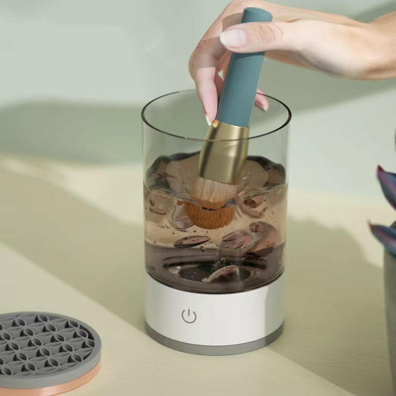 Rosavie Rosavie Electric Makeup Brush Cleaner – Portable USB Charging Device | Automatic Brush Spinner & Dryer