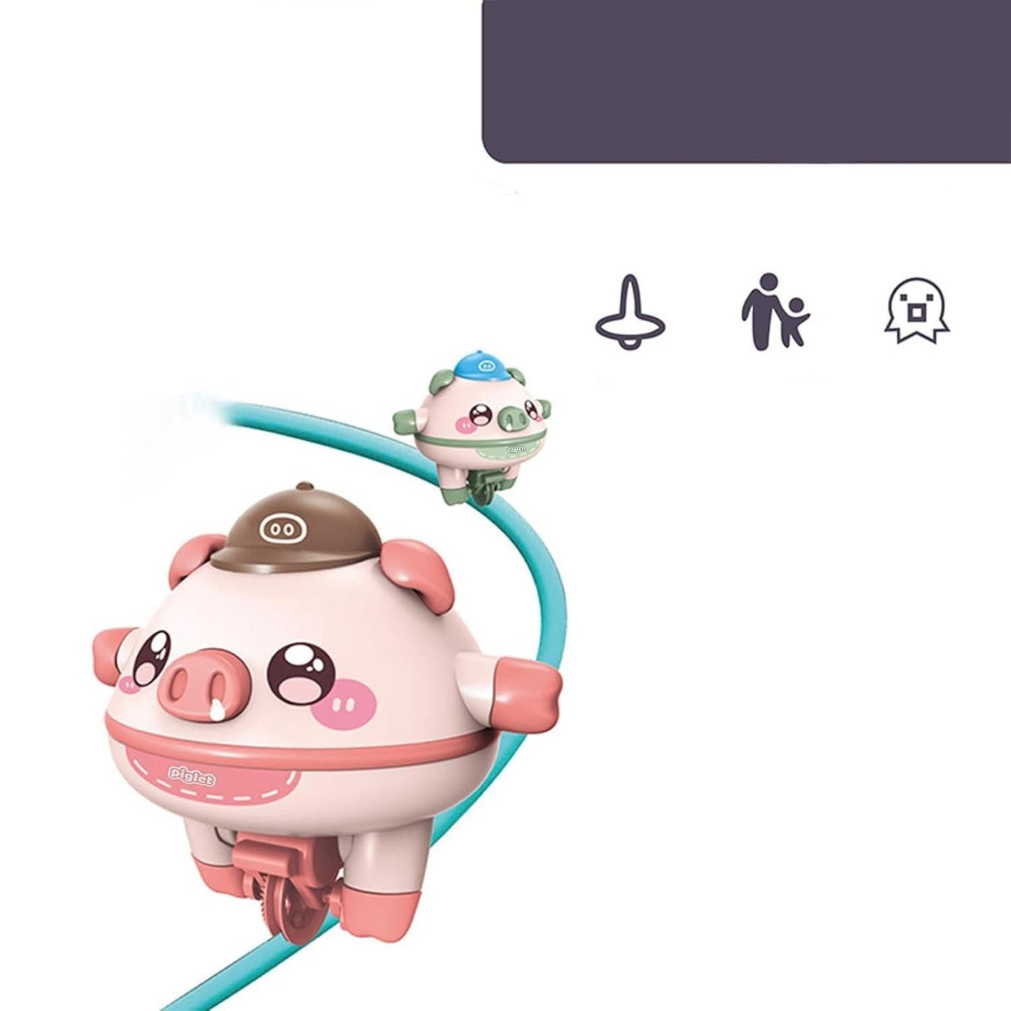 Tightrope Walking Tumbler Pig – Fun Balance Toy for Children