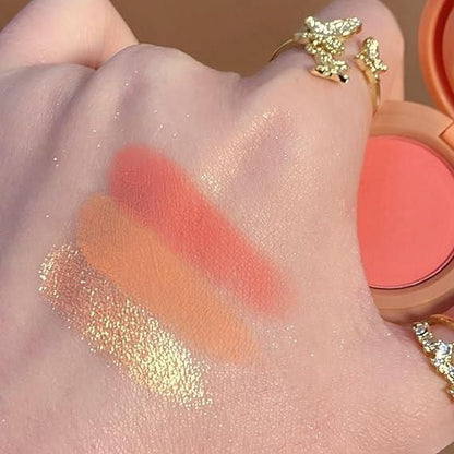 3-in-1 Face Blusher + Highlighter | Mini Travel-Friendly Palette