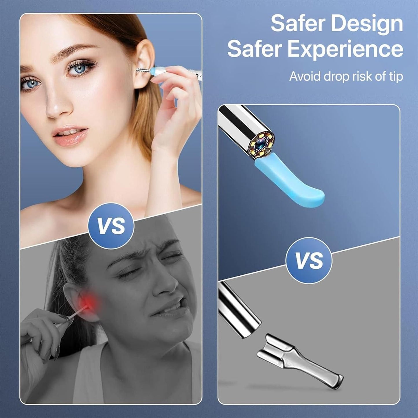 Smart Visual Ear Wax Cleaner with HD Camera & LED Light