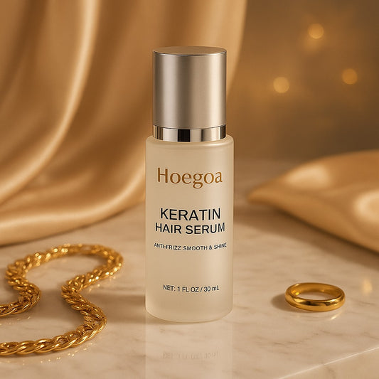 Rosavie Keratin Hair Serum – Anti-Frizz, Smooth & Shine Treatment with Natural Oils