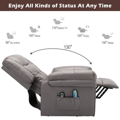 Rosavie Rosavie™ Power Lift Recliner Chair – Electric Massage & Heating Armchair for Seniors|Tech Cloth Lift Chair with Remote Control for Elderly Living Room Comfort