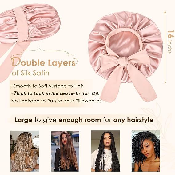 Buy Luxury Satin & Silk Bonnets with Matching Pillowcases – Hair Care & Beauty Sleep Essentials | Beauty Device / Skincare Device – Best Online by Rosavie